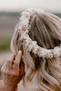 Blumenkranz zur Hochzeit - Trockenblumen Haarkranz