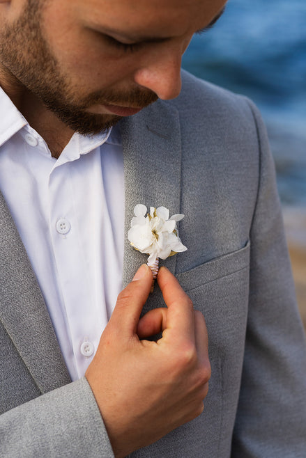 trockenblumen anstecker bräutigam