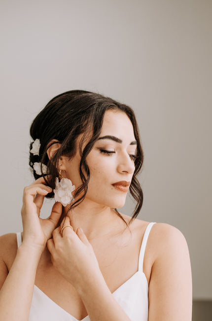 blumen ohrringe groß