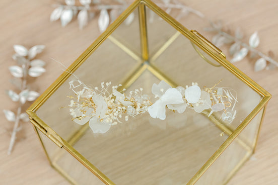 Braut haarschmuck echte blumen