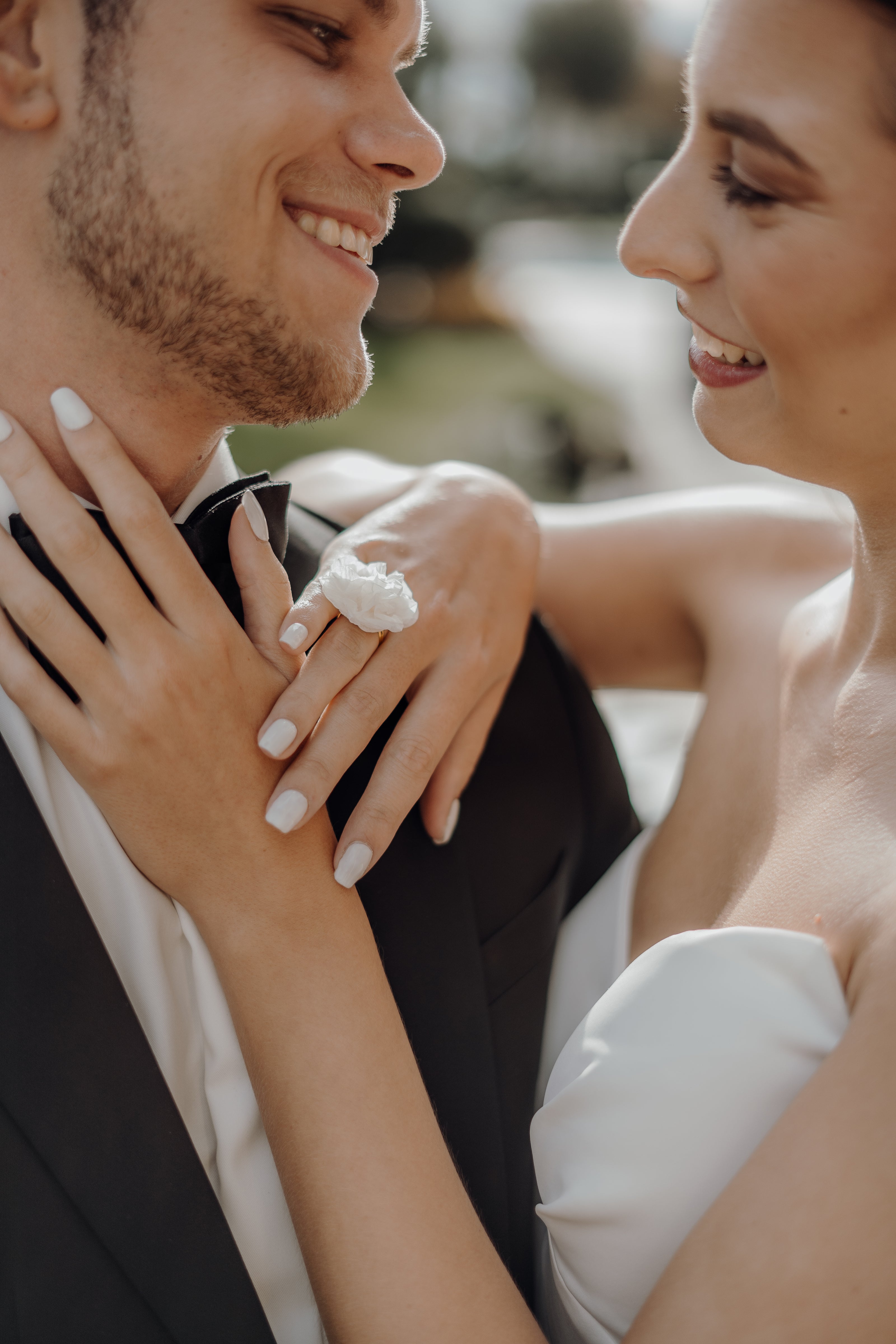 Braut Schmuck echte Blumen