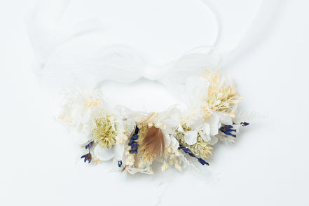 Blumenarmband trauzeugin aus echten blumen