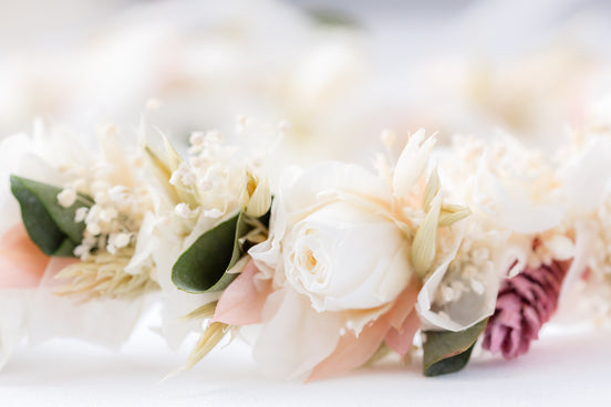 haakranz hochzeit blumen