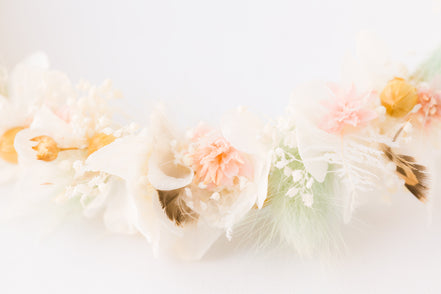 haarschmuck trockenblumen