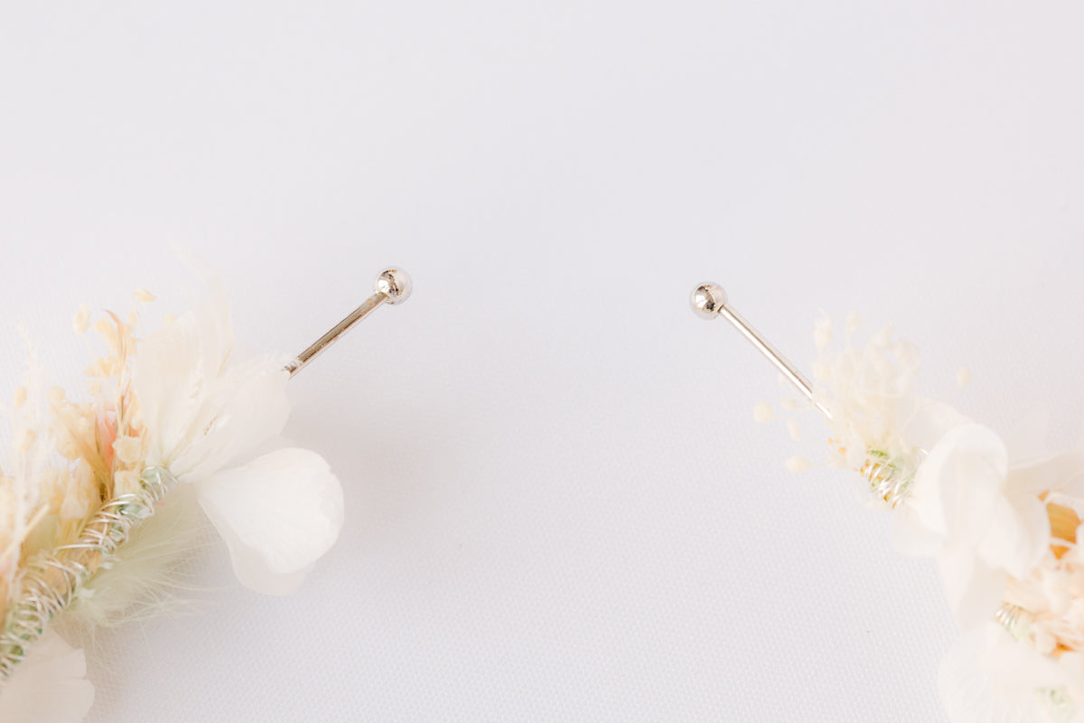 blumenhaarreif haarkrone trockenblume