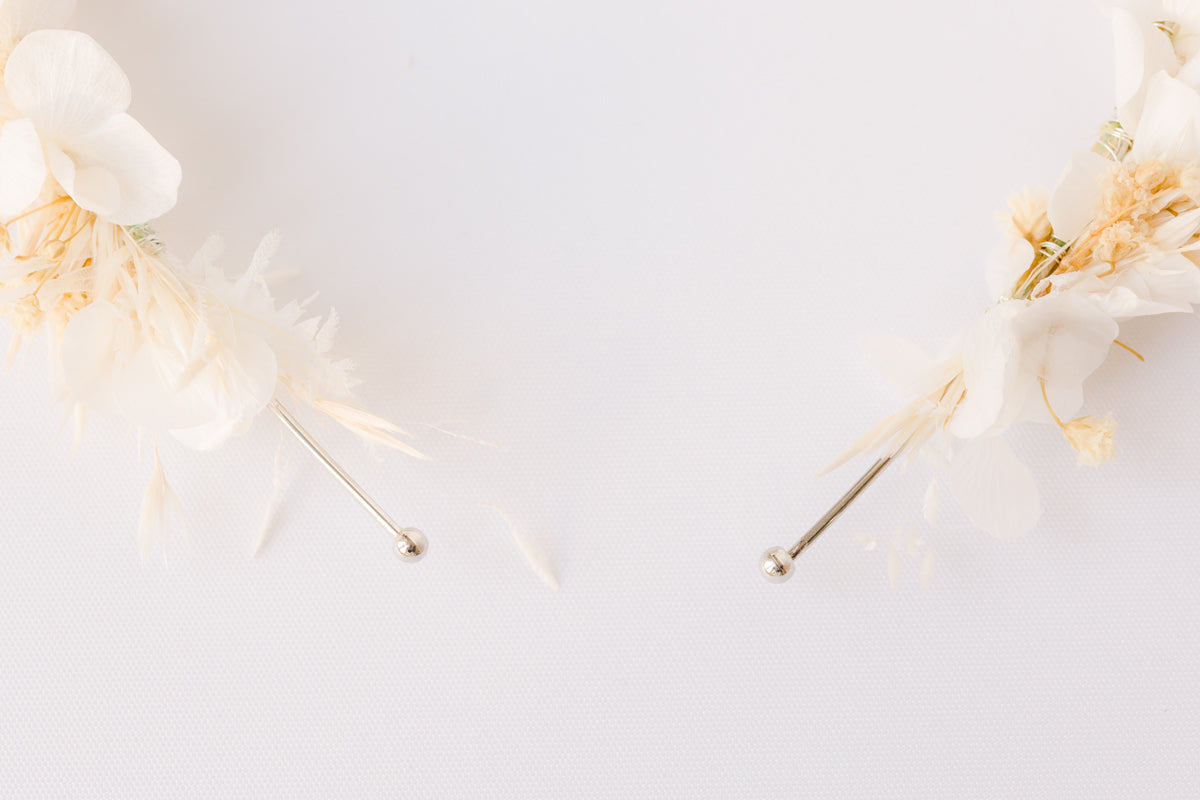 blumen haarkranz hochzeit