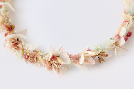 haarreif trockenblumen dirndl
