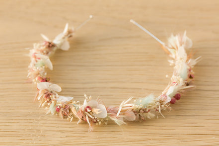 trockenblumen haarschmuck hochzeit