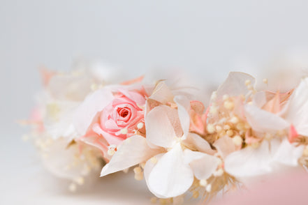 trockenblumen haarschmuck hochzeit