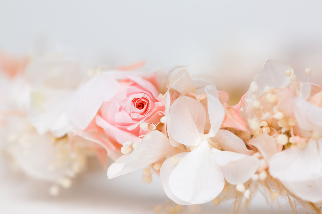 kopfschmuck echte blumen