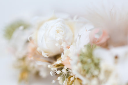 Haarschmuck hochzeit weiß blumen hortensie
