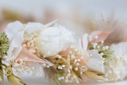 Blumenkranz zum Dirndl und Mittelalterfest