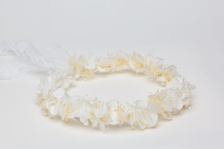 kopfkranz hochzeit schleierkraut hortensie