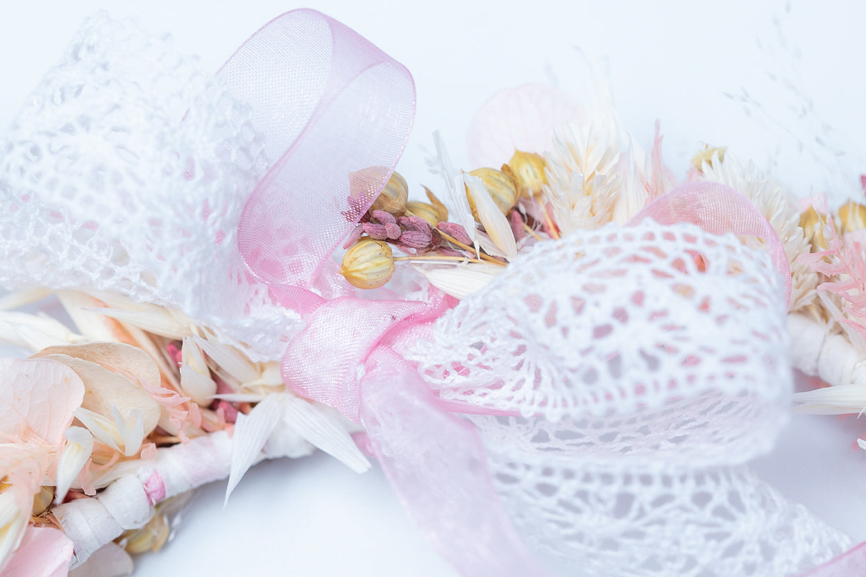 haarkranz boho hochzeit