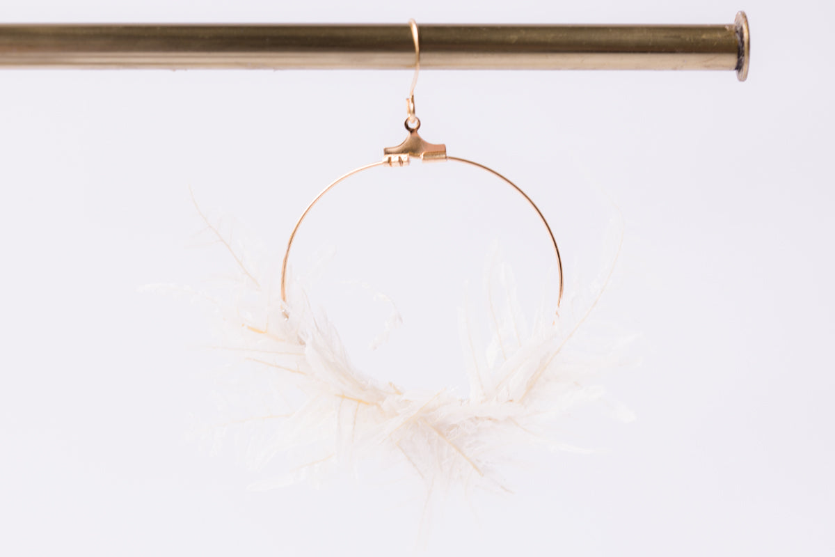 Blumen Ohrringe Hochzeit boho