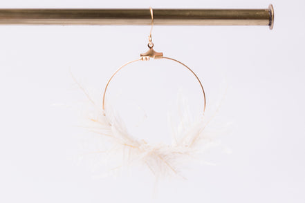 Blumen Ohrringe Hochzeit boho