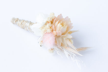 Blumen Anstecker pastell hochzeit