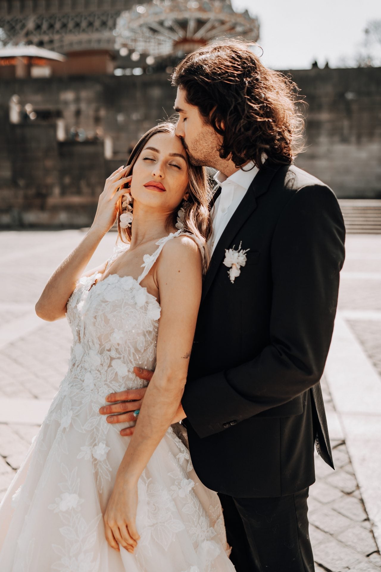 ohrringe blumen hochzeit
