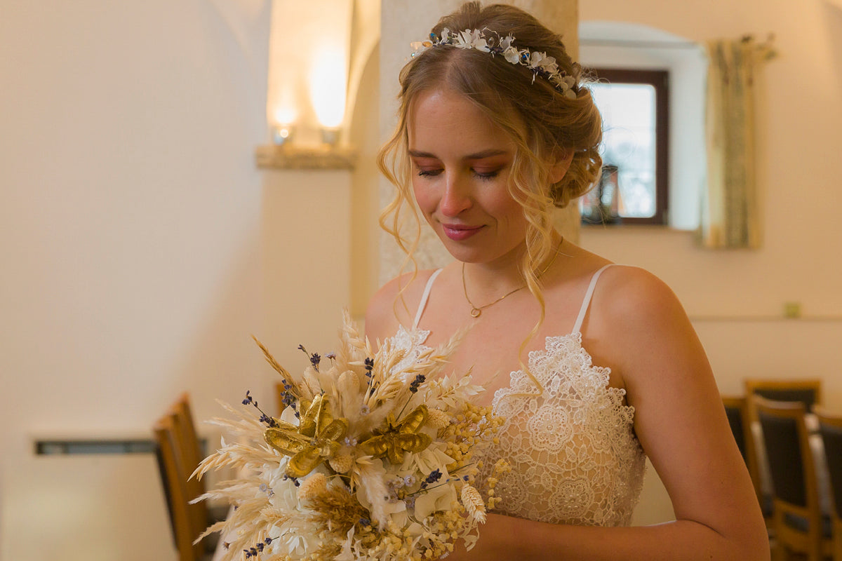 Braut Kopfschmuck blumenkrone