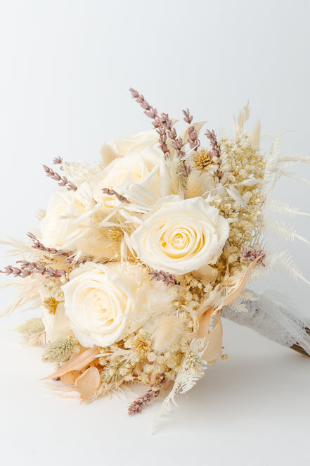 trockenblumen strauß hochzeit