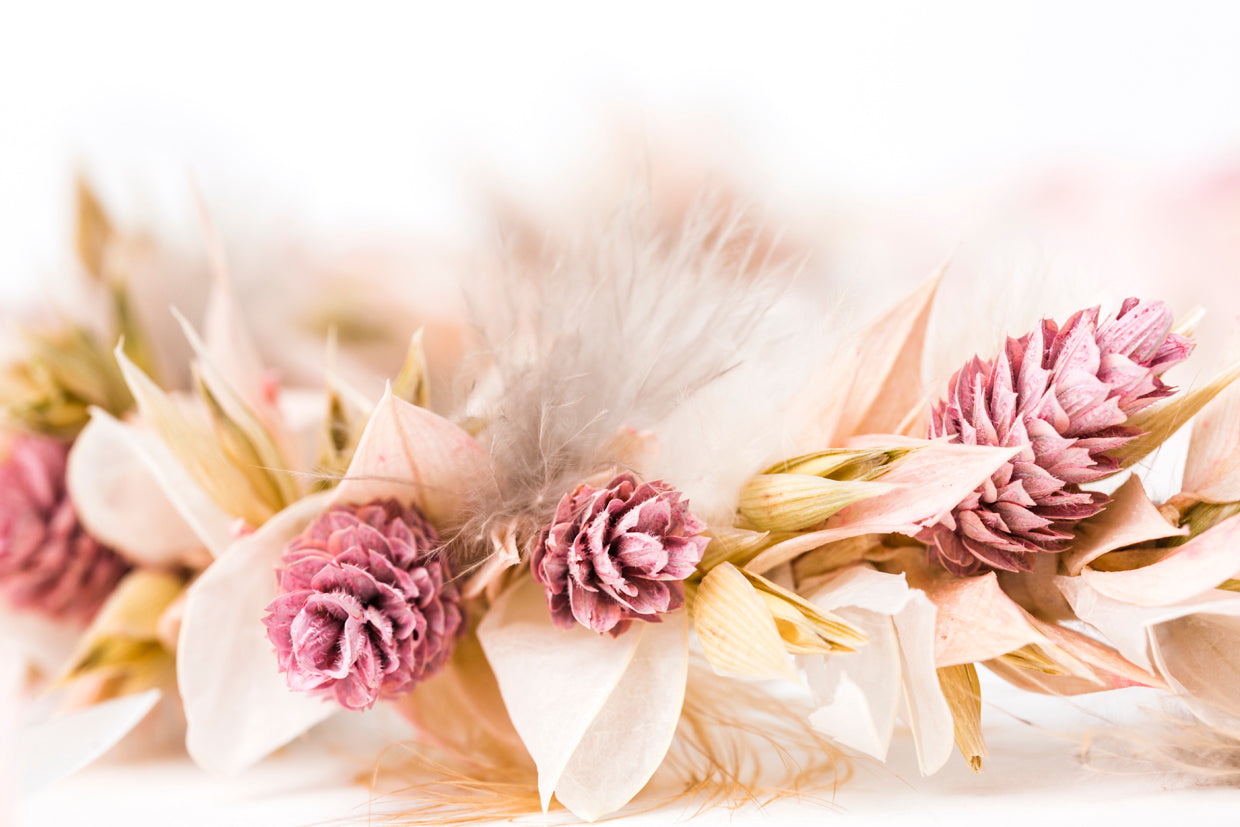 blumenkranz für die braut frisur