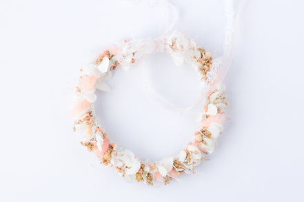 boho blumenkranz echte blumen