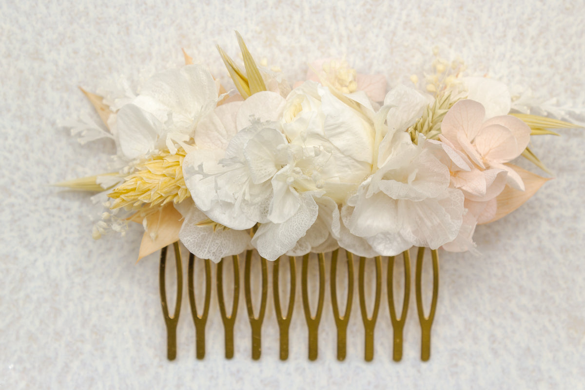 braut haarschmuck blumen