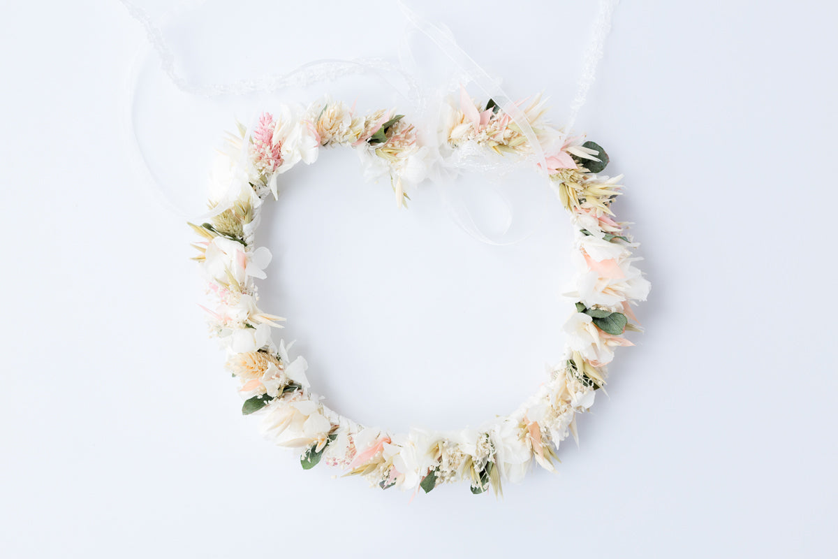 Hochzeit haarkranz blumen