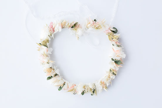 Hochzeit haarkranz blumen