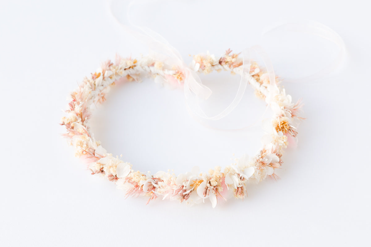 blumenkranz hochzeit pastell