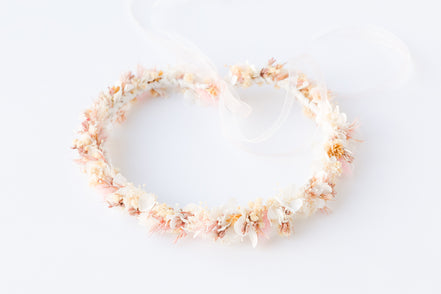blumenkranz hochzeit pastell