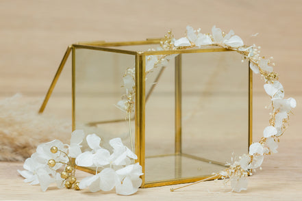 blumen kopfschmuck braut