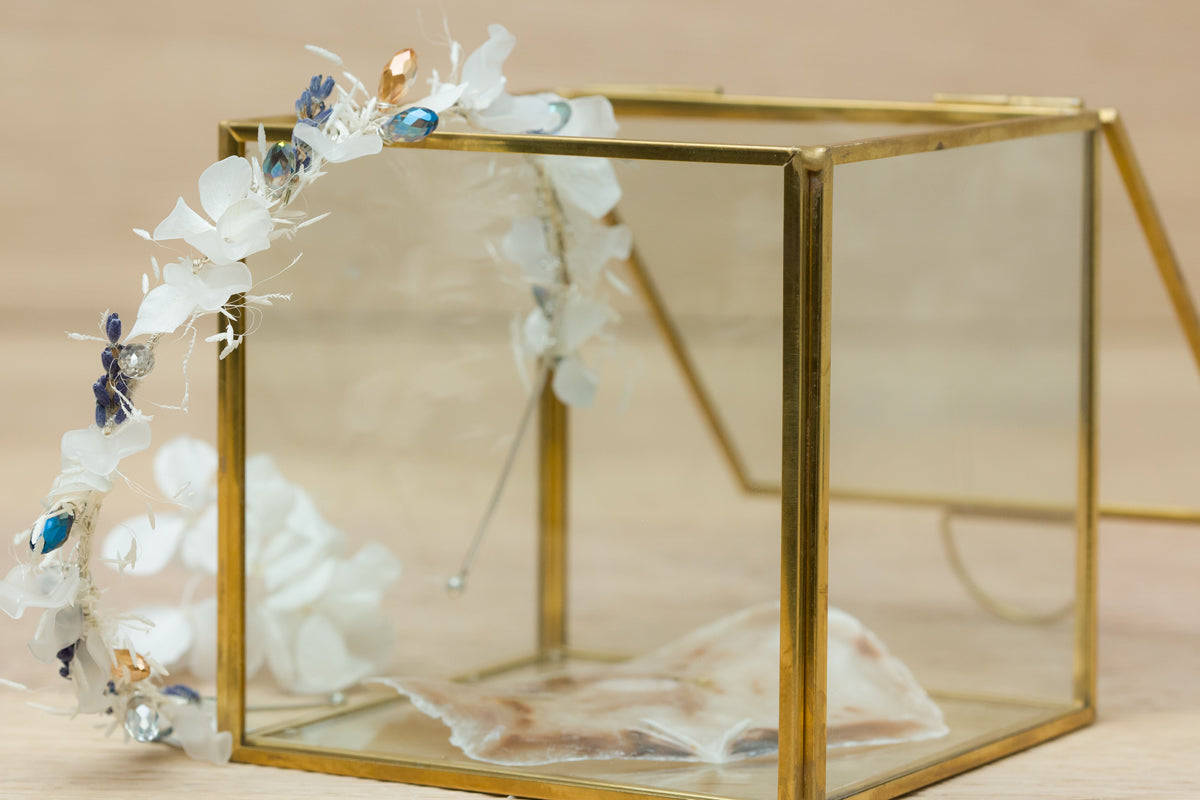 haarschmuck braut blumen lavendel