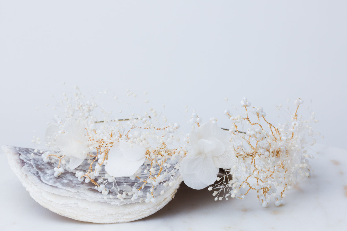 haarschmuck echte blumen