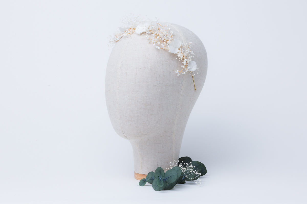 Trockenblumen Haarschmuck echte blumen
