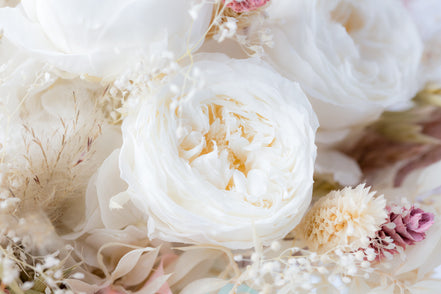 Rosen strauß braut boho echt