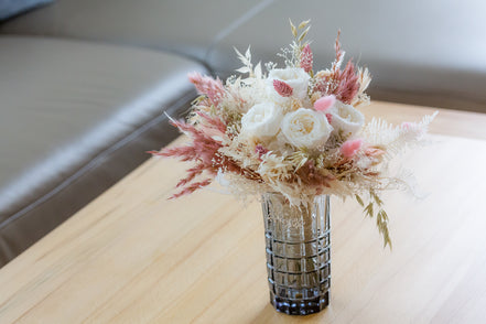 hochzeitsstrauß echte blumen
