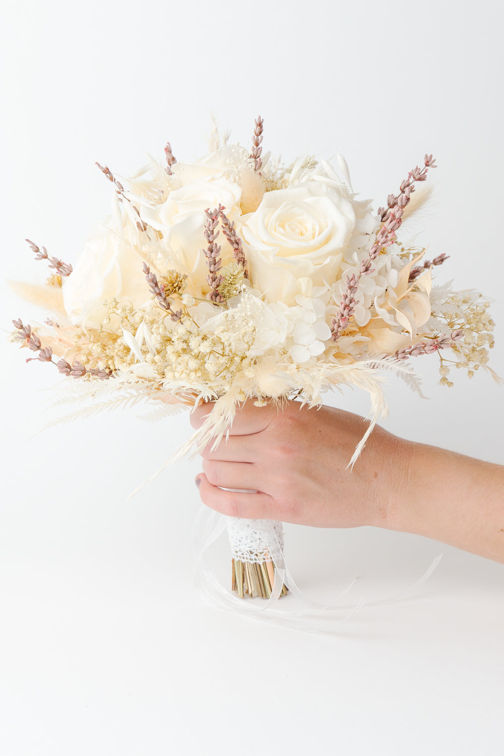 hochzeitstag geschenk trockenblumen strauß