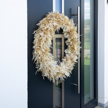 flower hoop trockenblumen