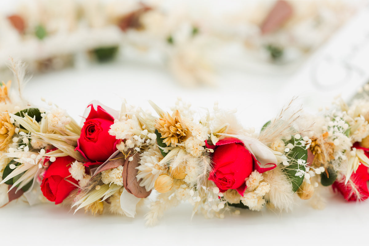 haarkranz trockenblumen