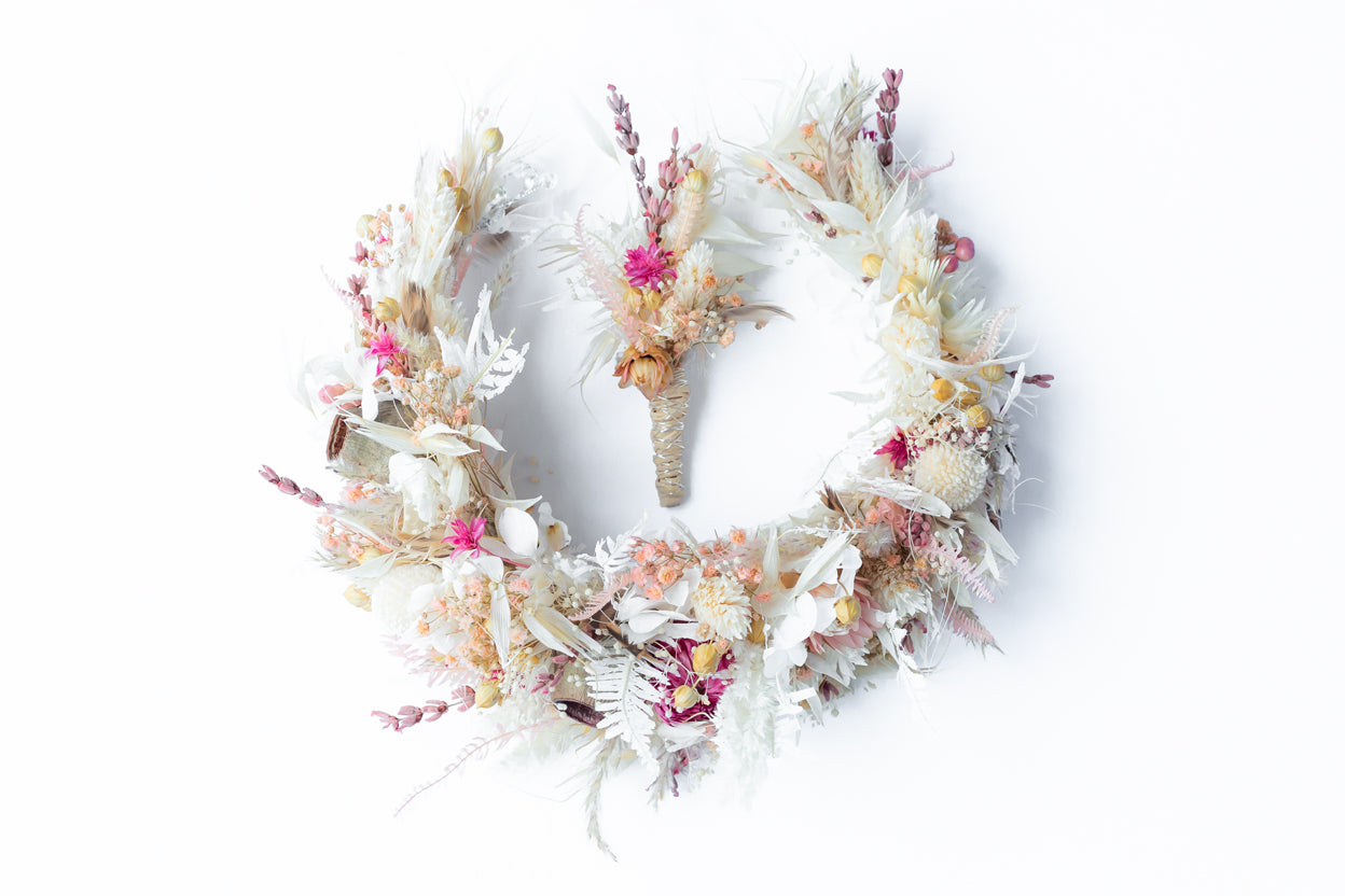 haarkranz trockenblumen