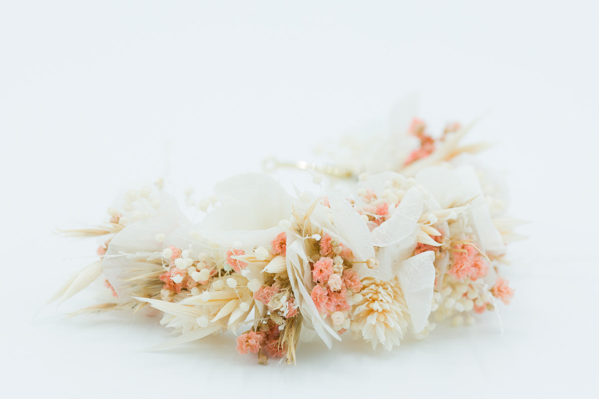 armband trockenblumen hochzeit