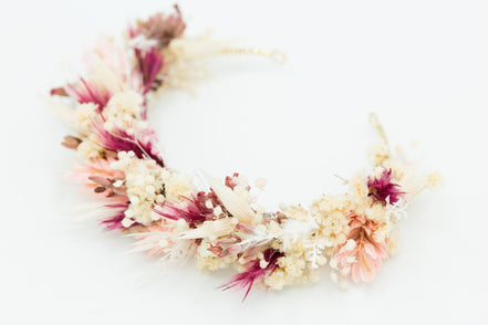 trockenblumen armband hochzeit