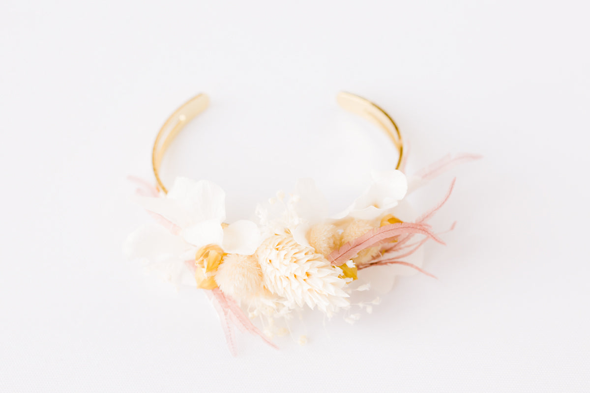 armband trockenblumen hochzeit