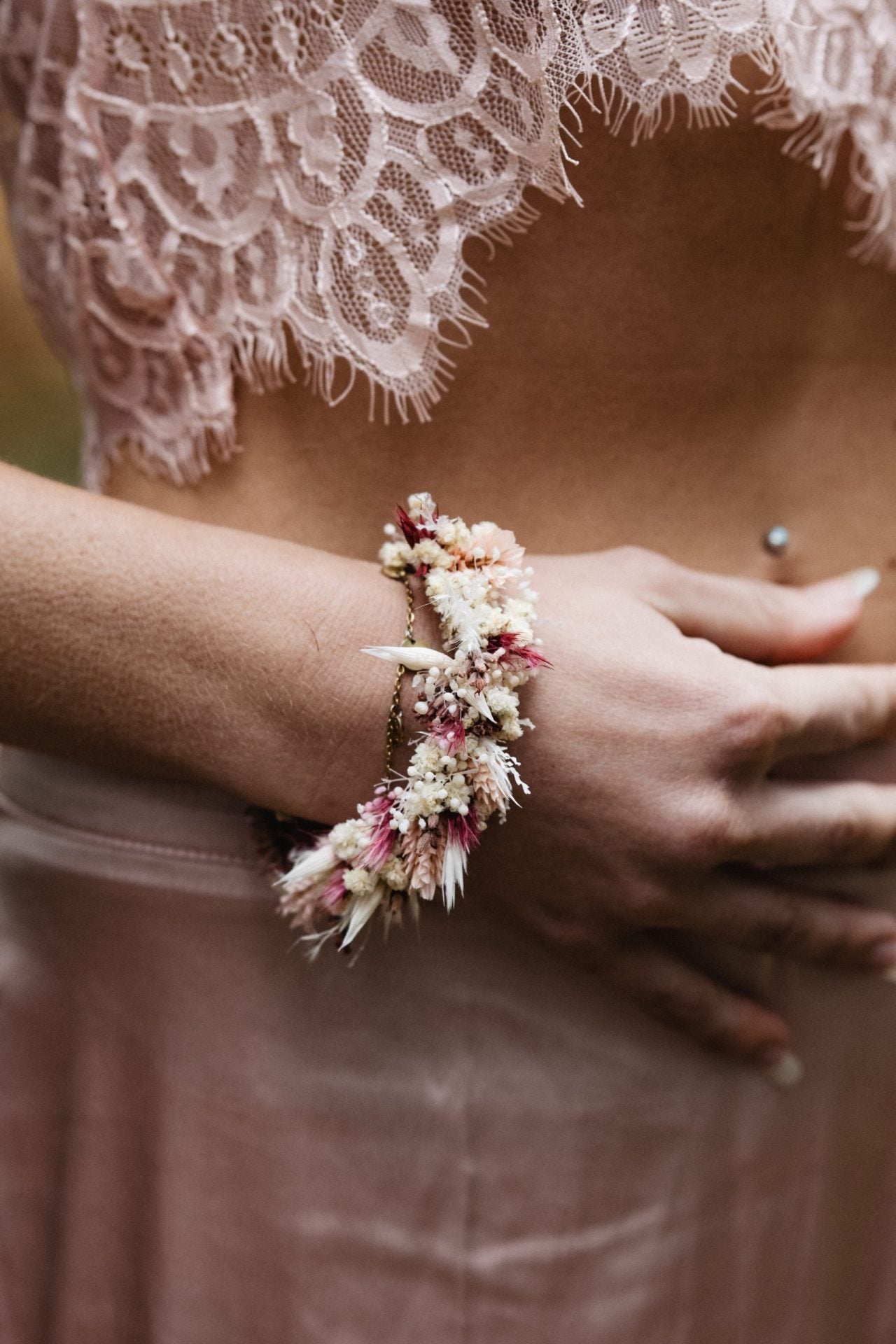 armband trockenblumen geschenk trauzeugin