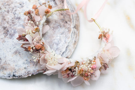 echtes blumen armband