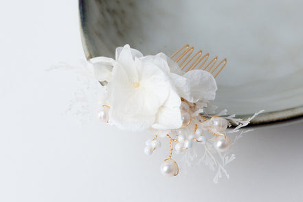haarkamm blumen hochzeit