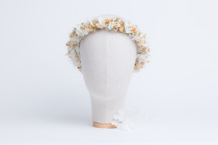 haarkranz echte blumen hochzeit