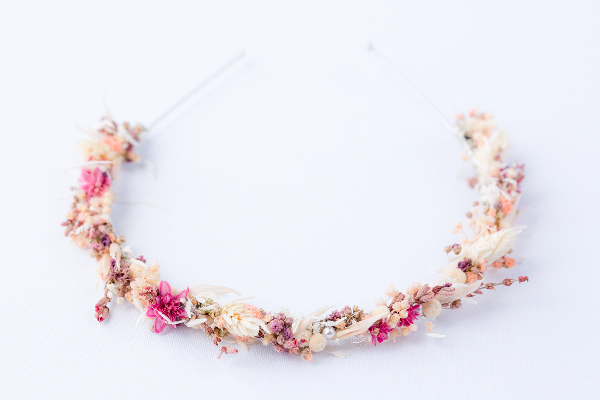echter blumen haarreif