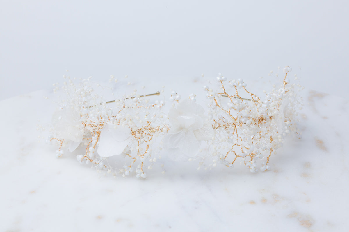 haarschmuck echte blumen
